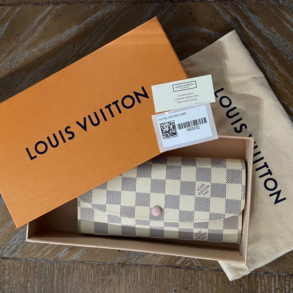 Louis vuitton damier mollie ballerine wallet - Picture 1 of 10
